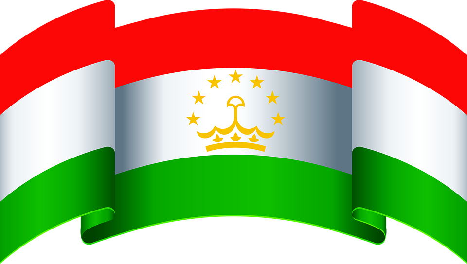 Tajikistan Flag Transparent Background