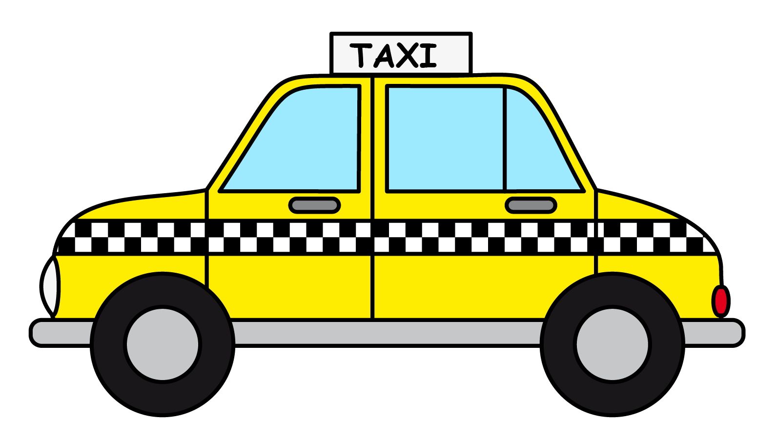 Taxi Cab Transparent Background