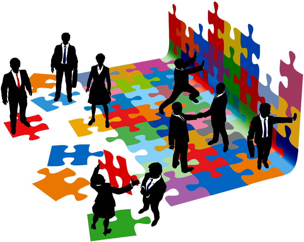 Team Work Business Background PNG Image
