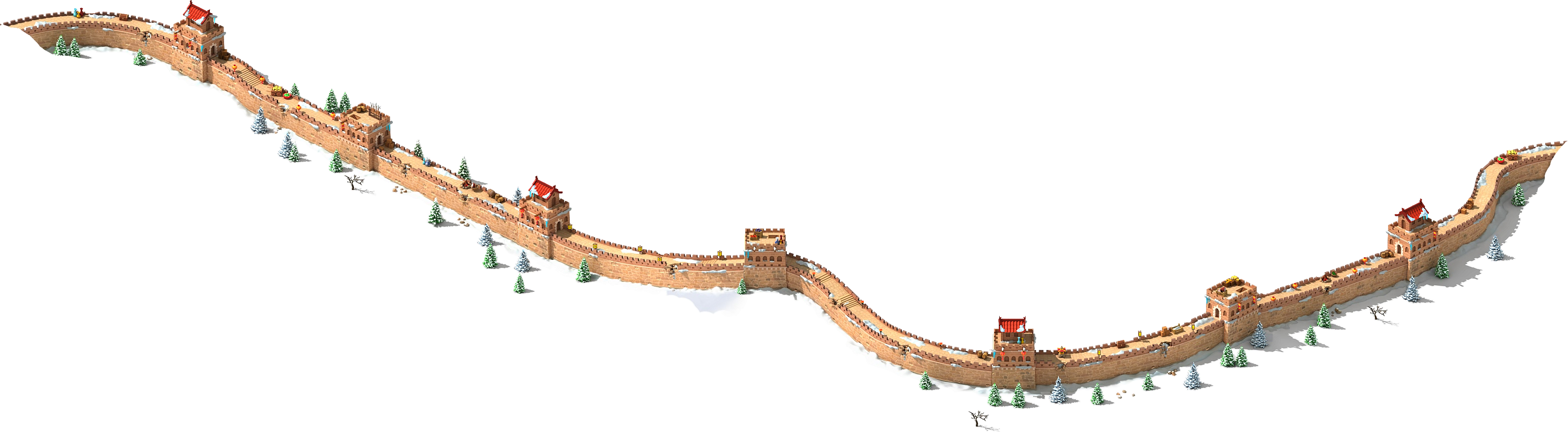 The Great Wall of China Transparent Image