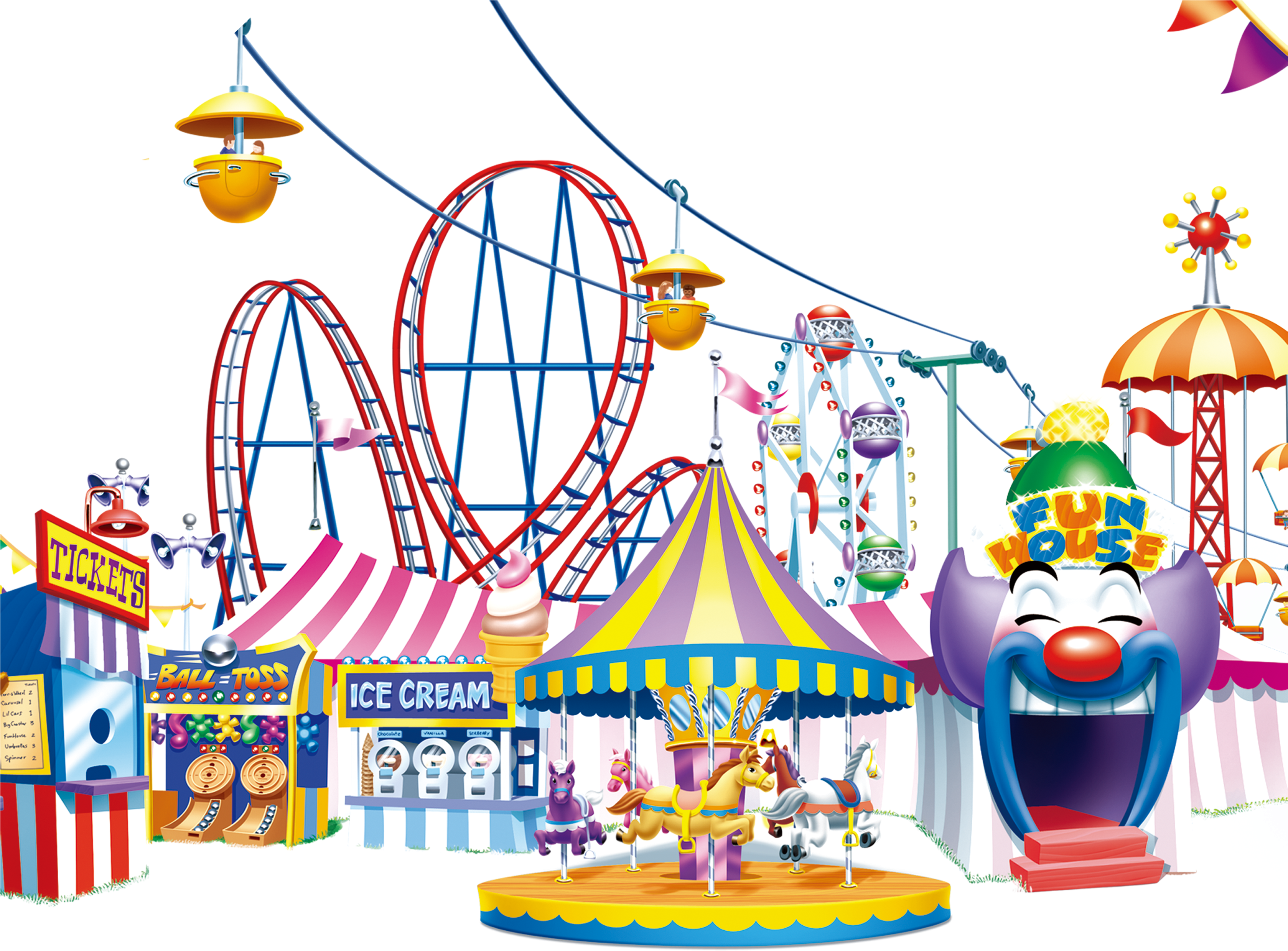 Theme Park PNG Pic Background