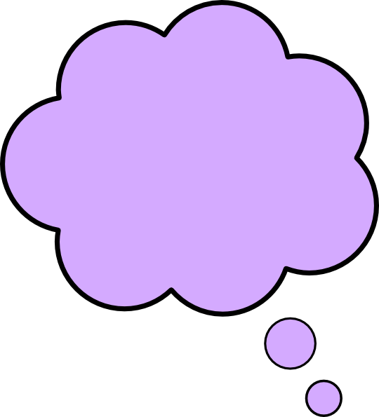 Thought Bubble PNG Clipart Background