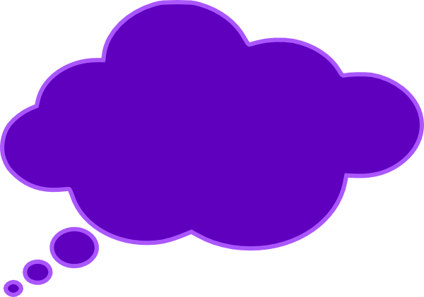 Thought Speech Bubble PNG Clipart Background