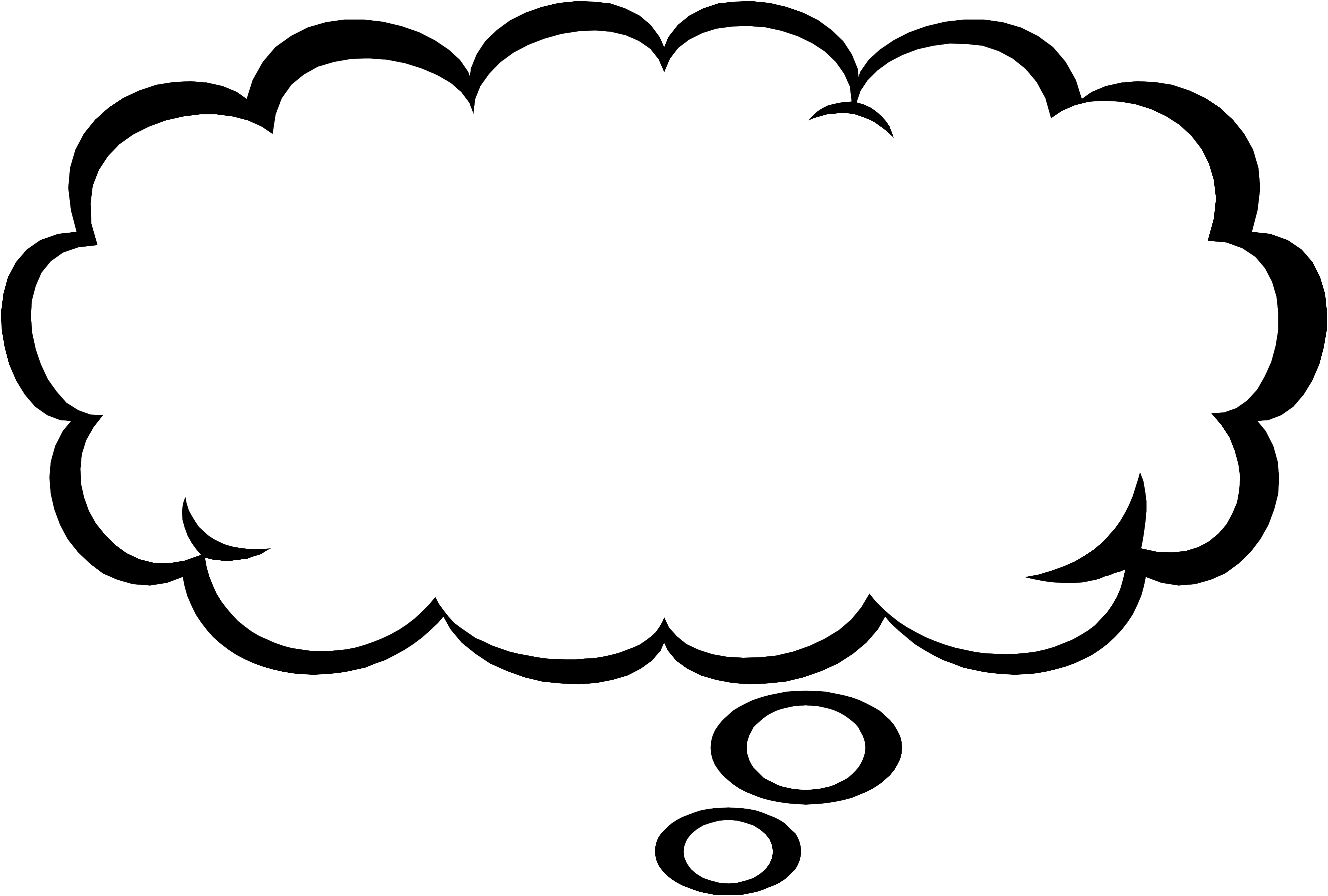 Thought Speech Bubble PNG Free File Download