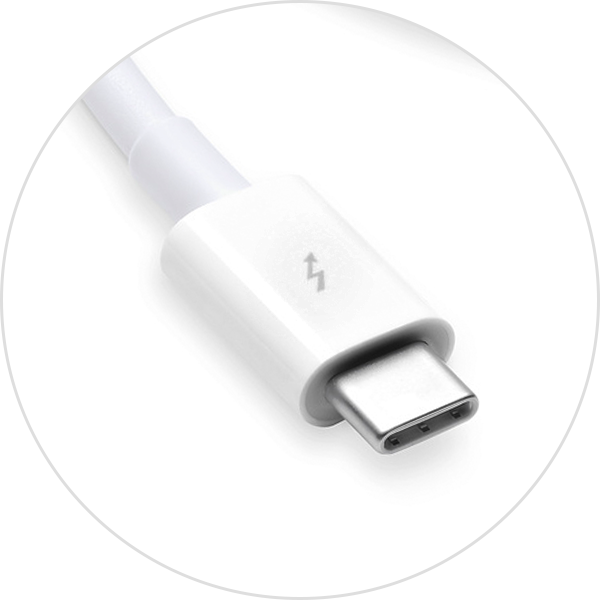 Thunderbolt USB Free PNG