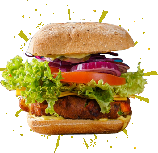 Tofu Burger Food PNG Free File Download
