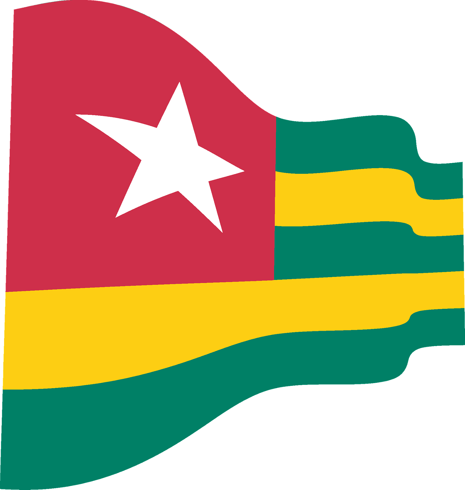Togo Flag No Background