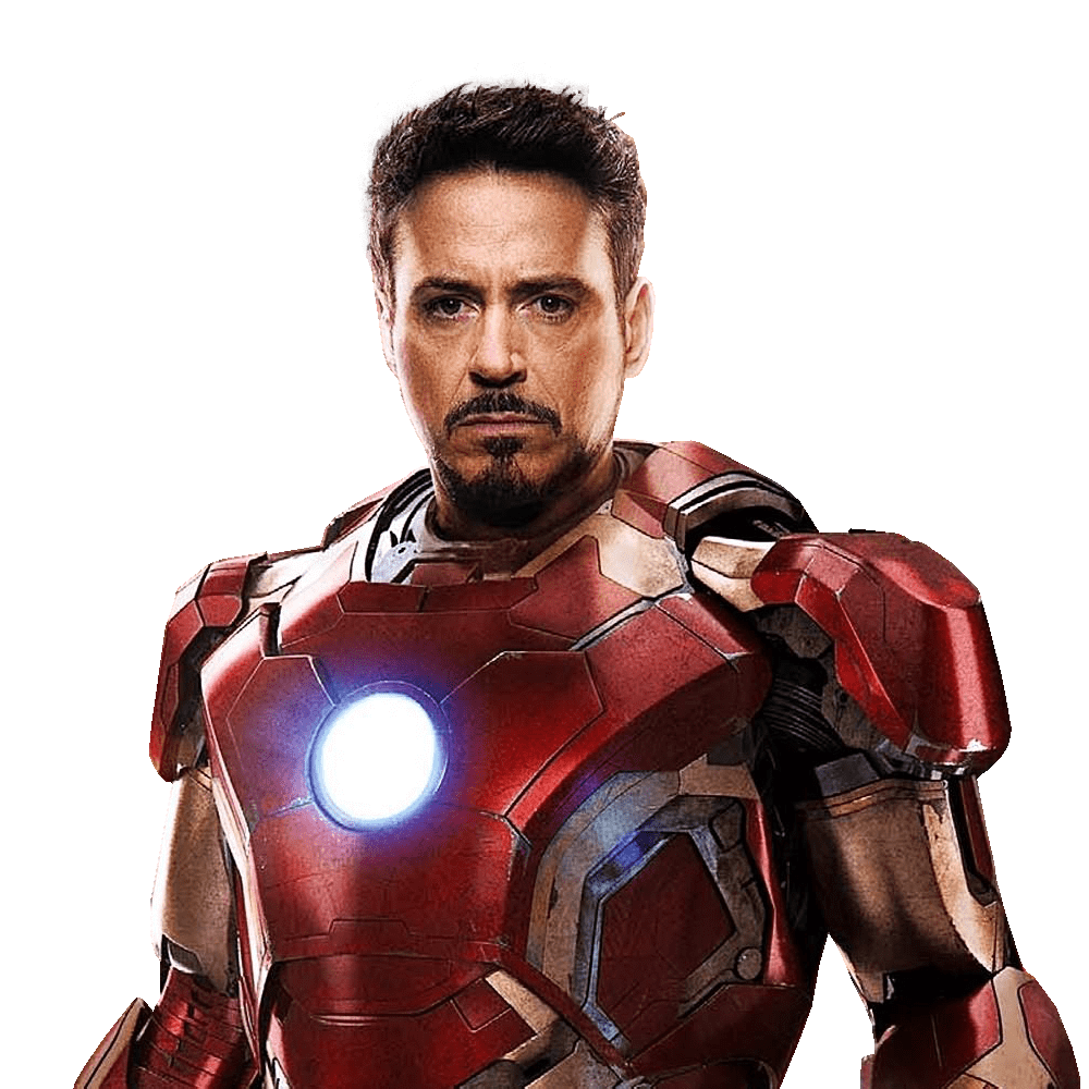Tony Stark Iron Man Transparent Background