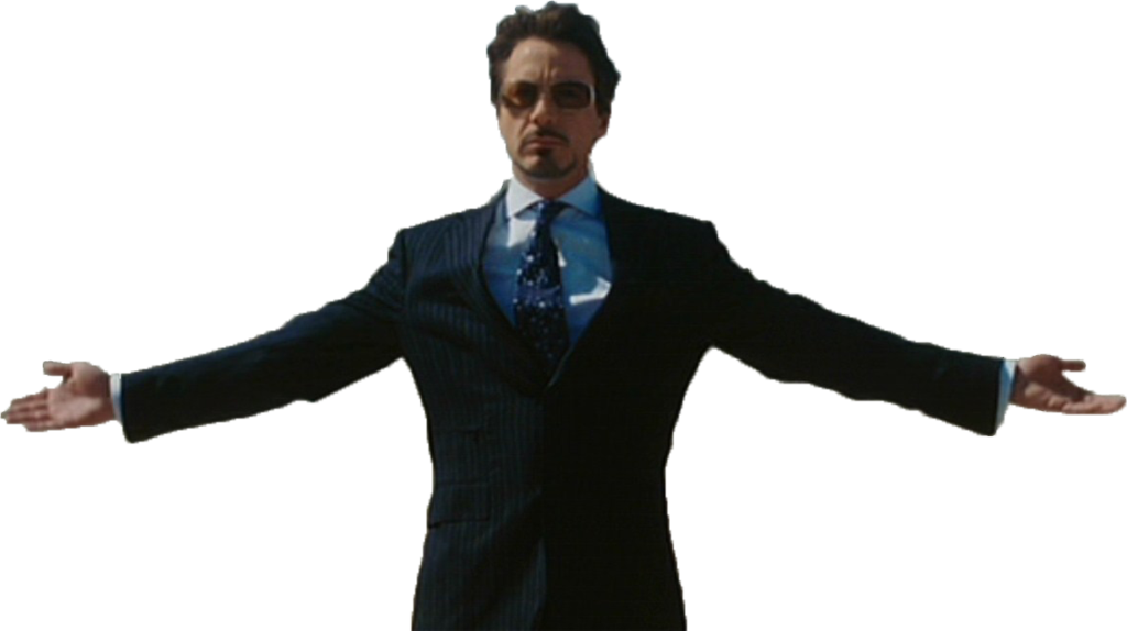 Tony Stark PNG Clipart Background