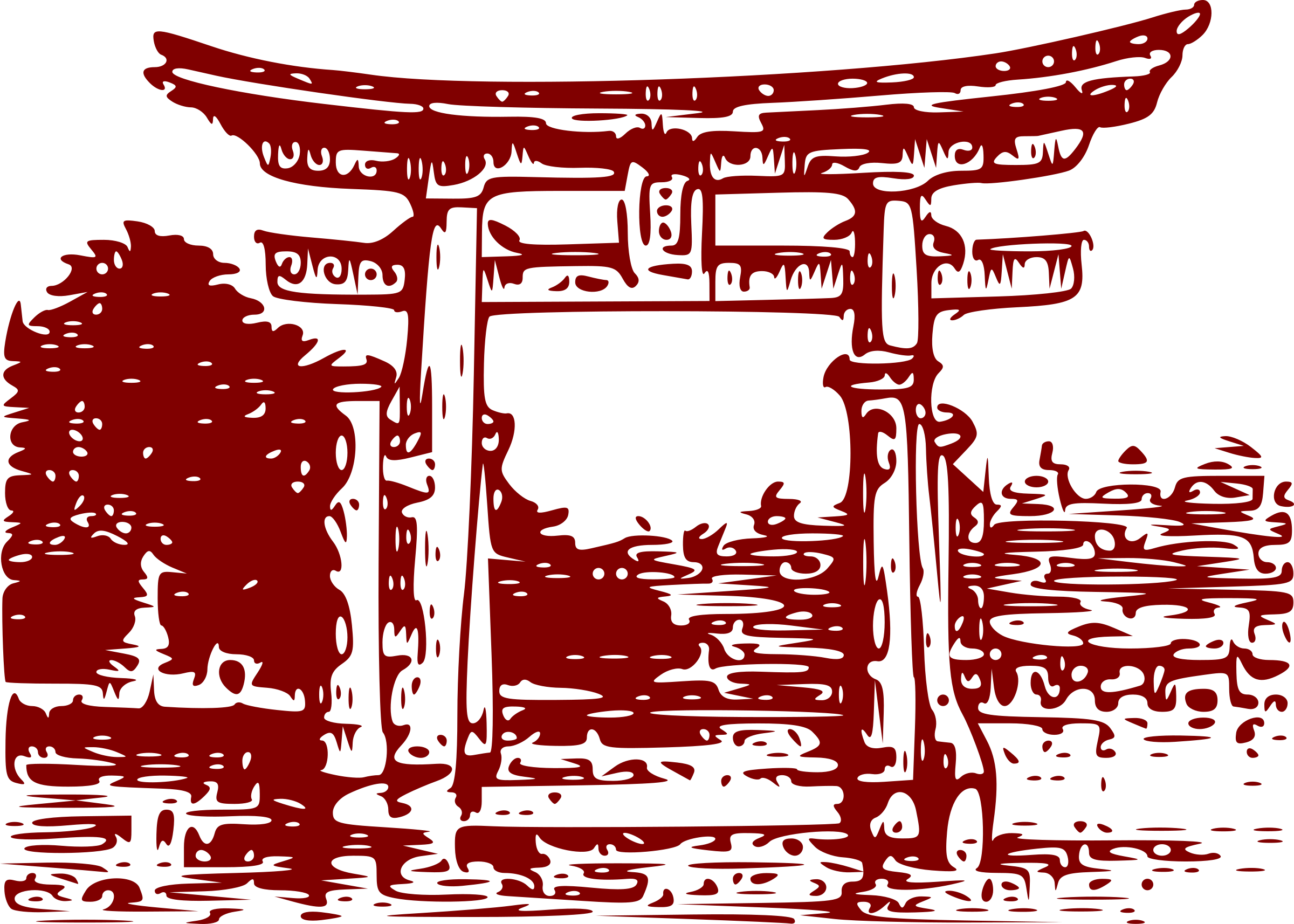 Torii Gate Shinto Transparent File