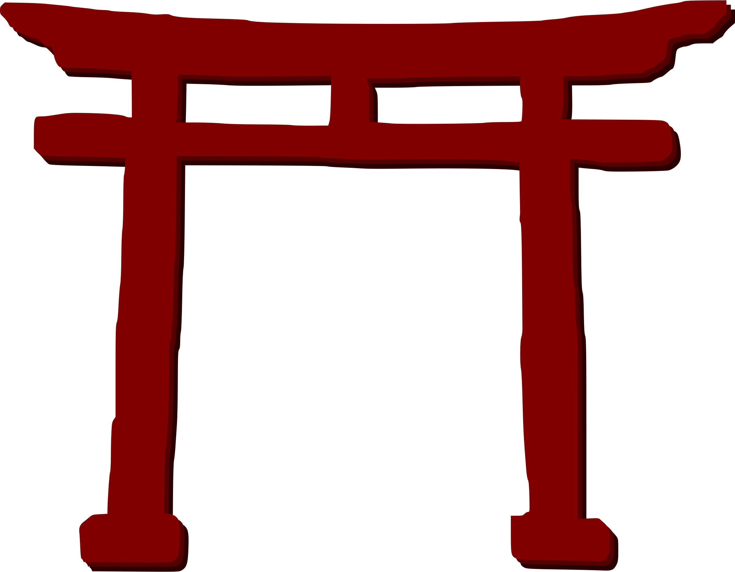 Torii Gate Shinto Transparent PNG