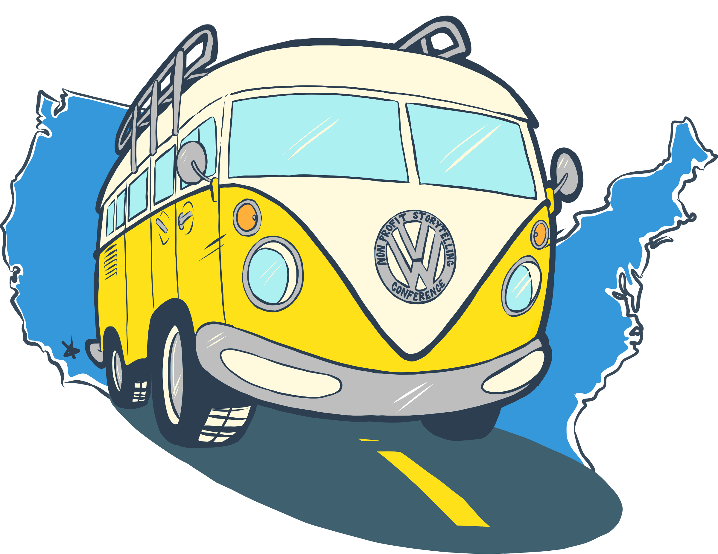 Tourist Bus Vector Background PNG Image
