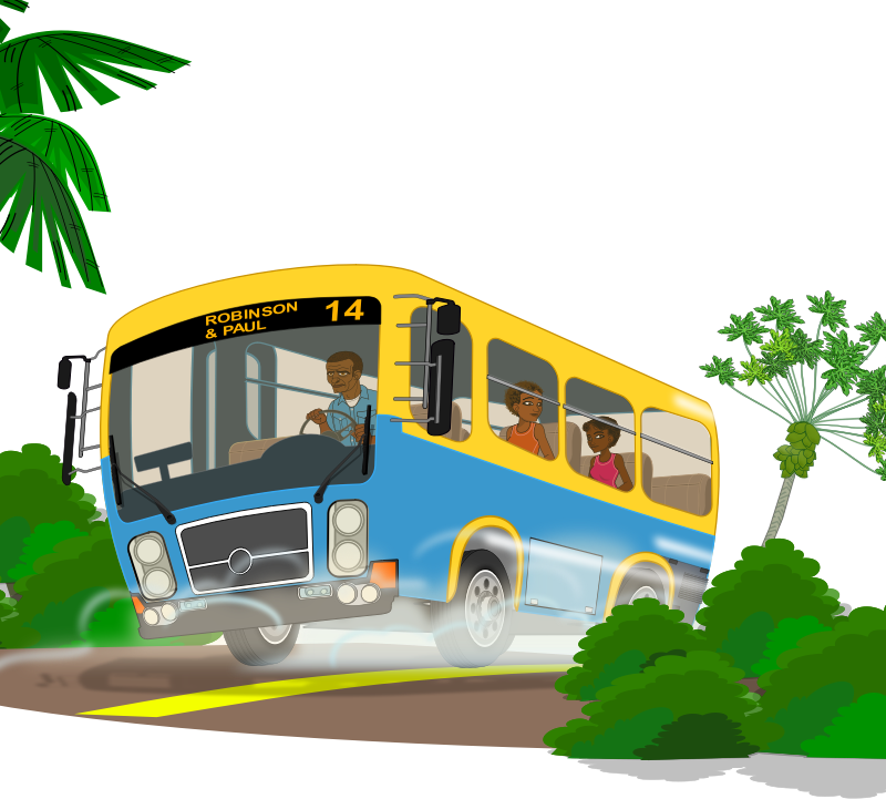 Tourist Bus Vector Transparent Background