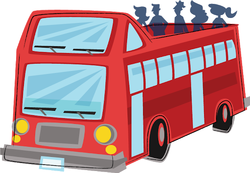 Tourist Bus Vector Transparent Free PNG