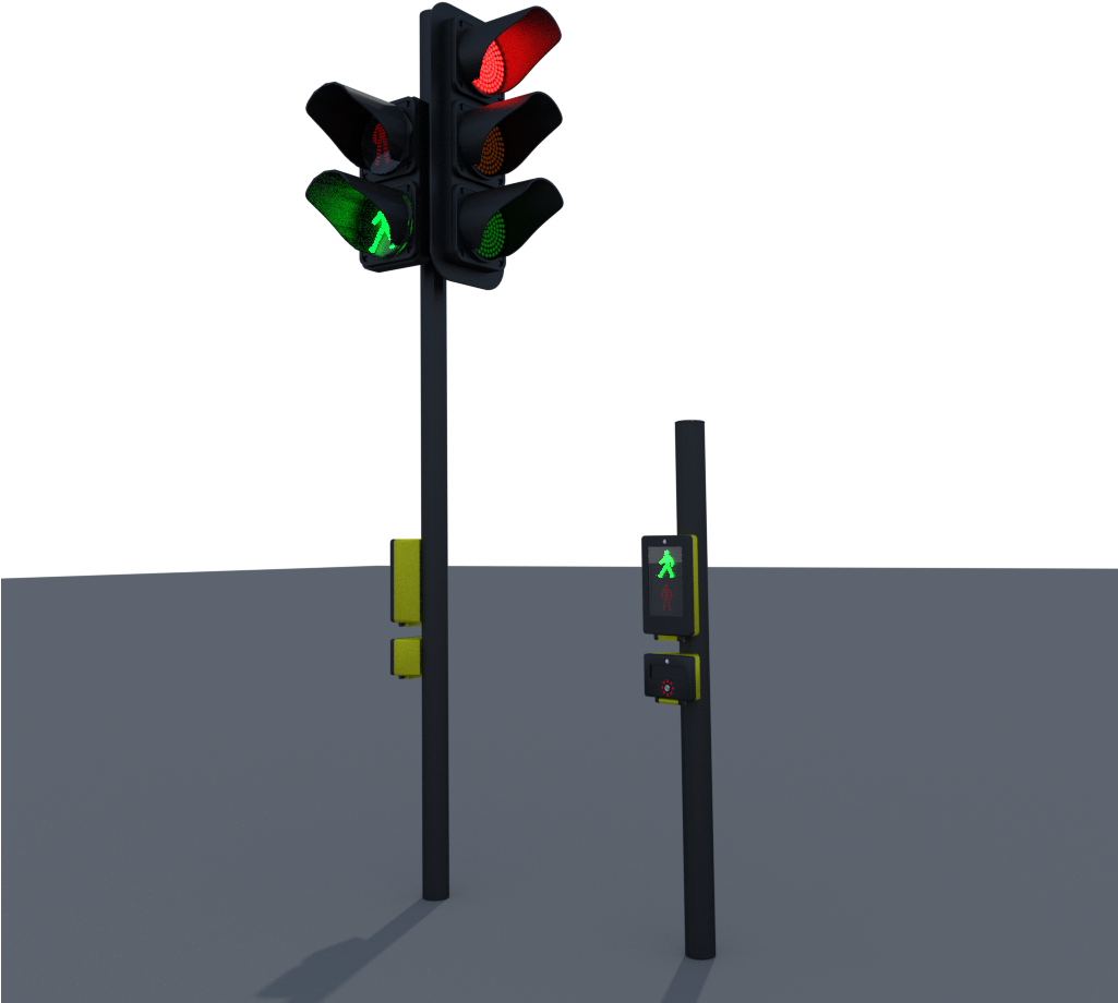 Traffic Light Signal Background PNG