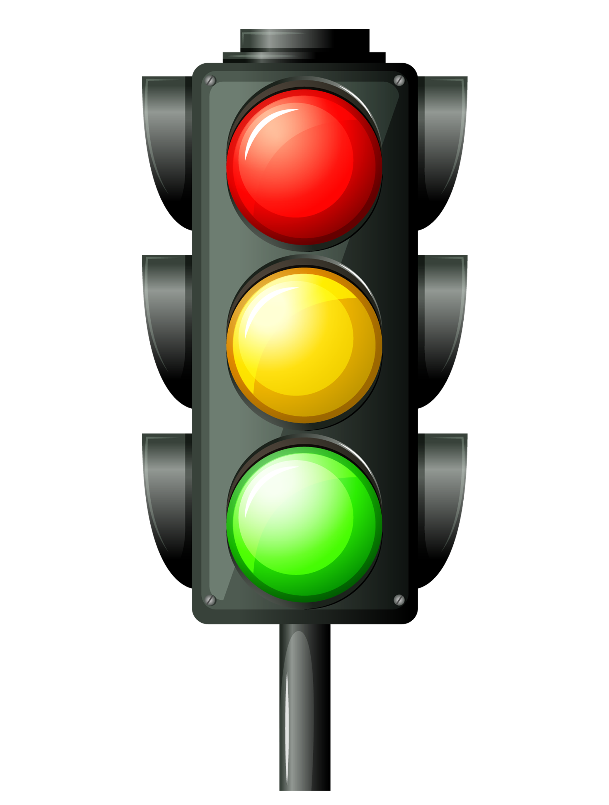 Traffic Lights Clipart PNG Background