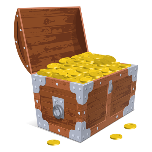 Treasure Box Transparent Background