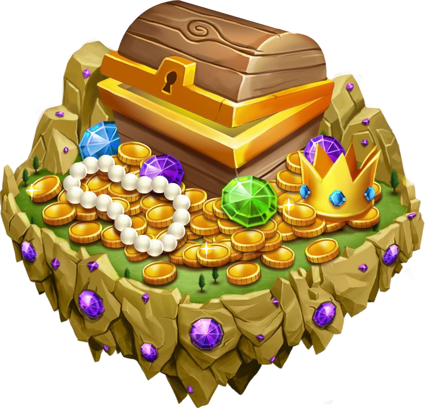 Treasure Chest Box Background PNG Image