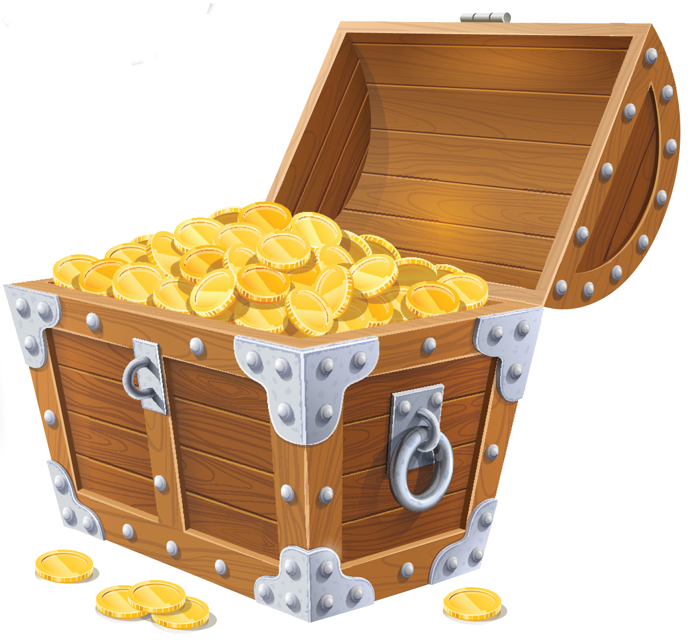 Treasure Chest Box PNG Clipart Background
