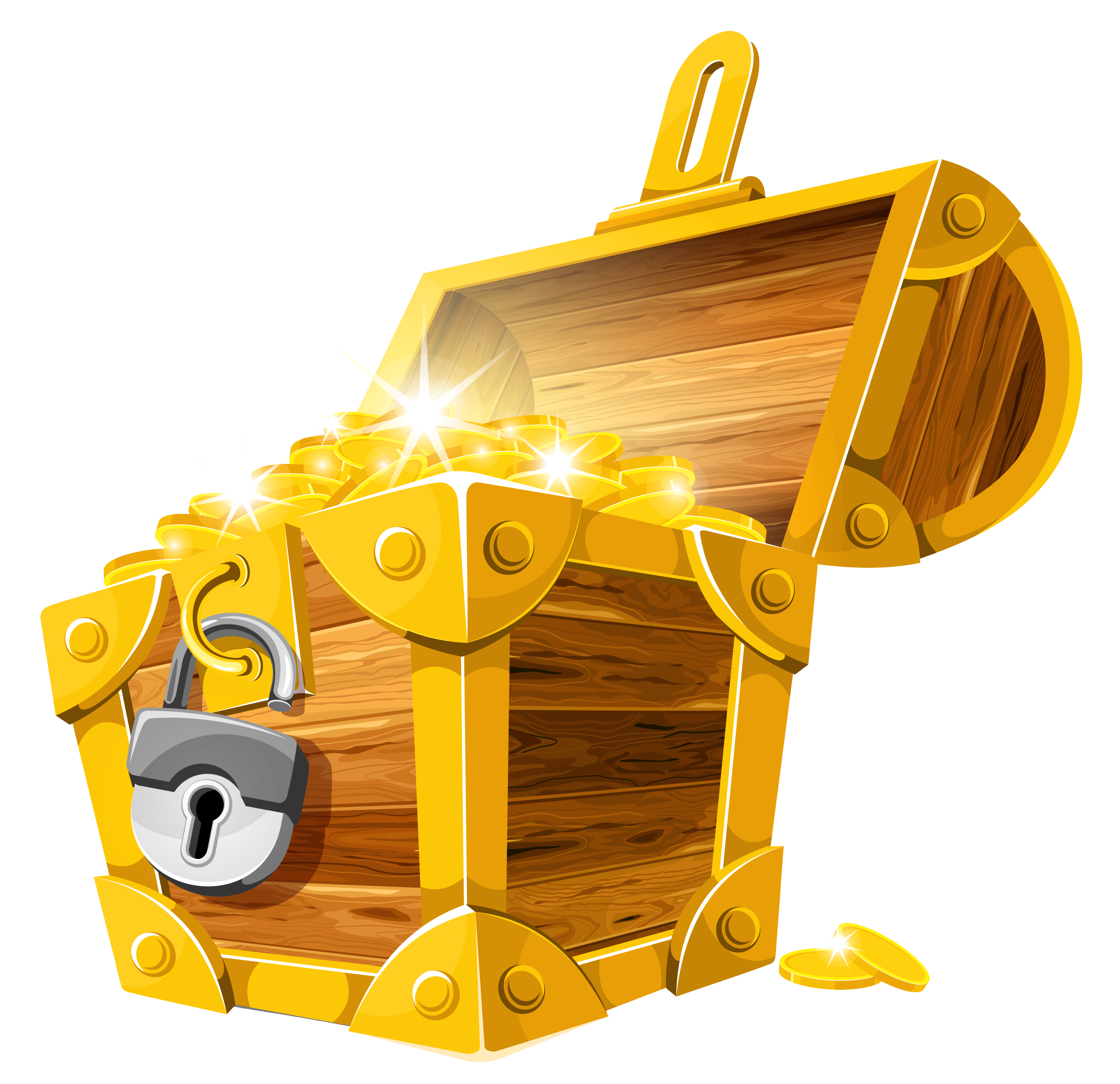 Treasure Chest Box PNG HD Quality
