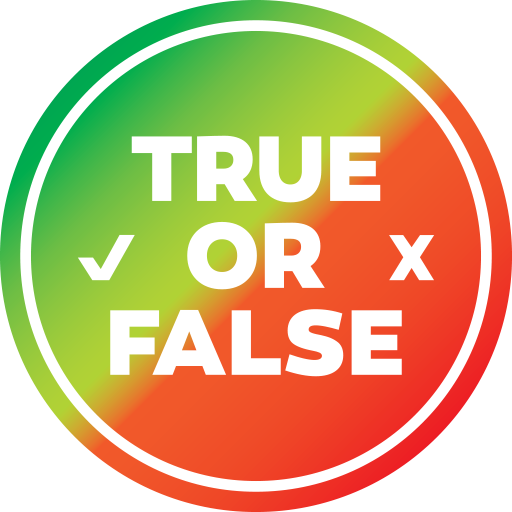 True And False PNG Background