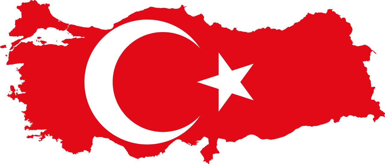 Turkey Flag PNG Background