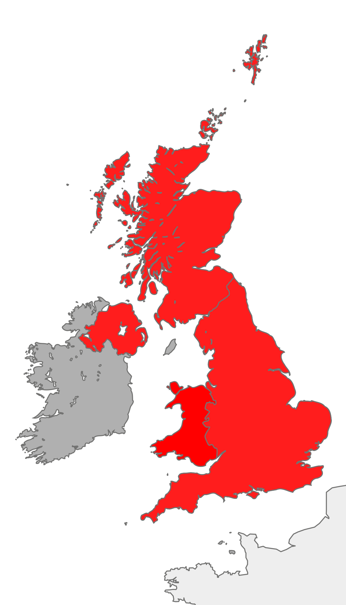 UK Map Free PNG