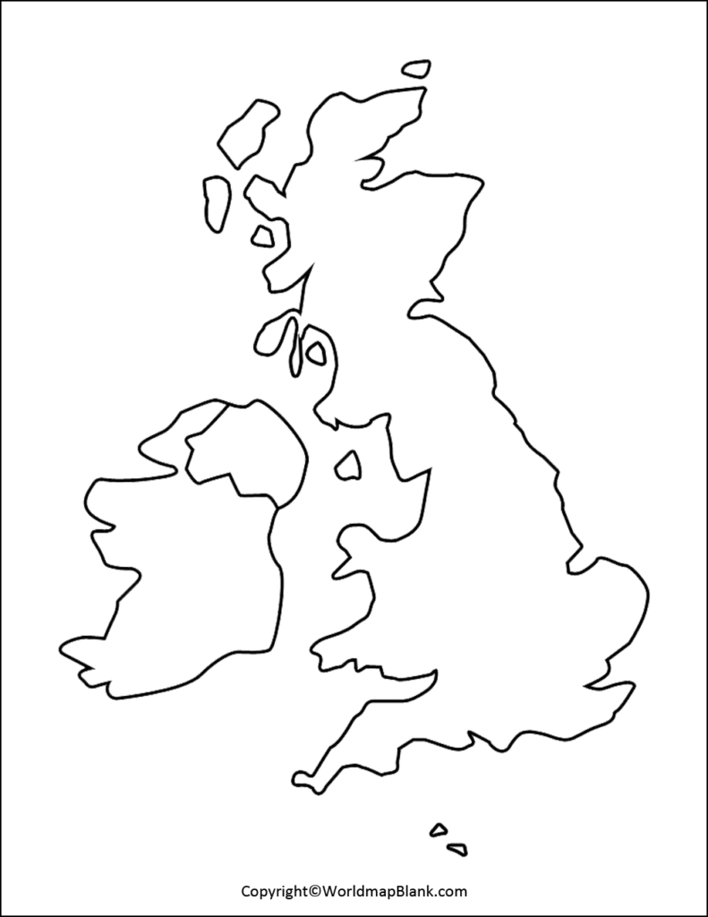 UK Map PNG Photos