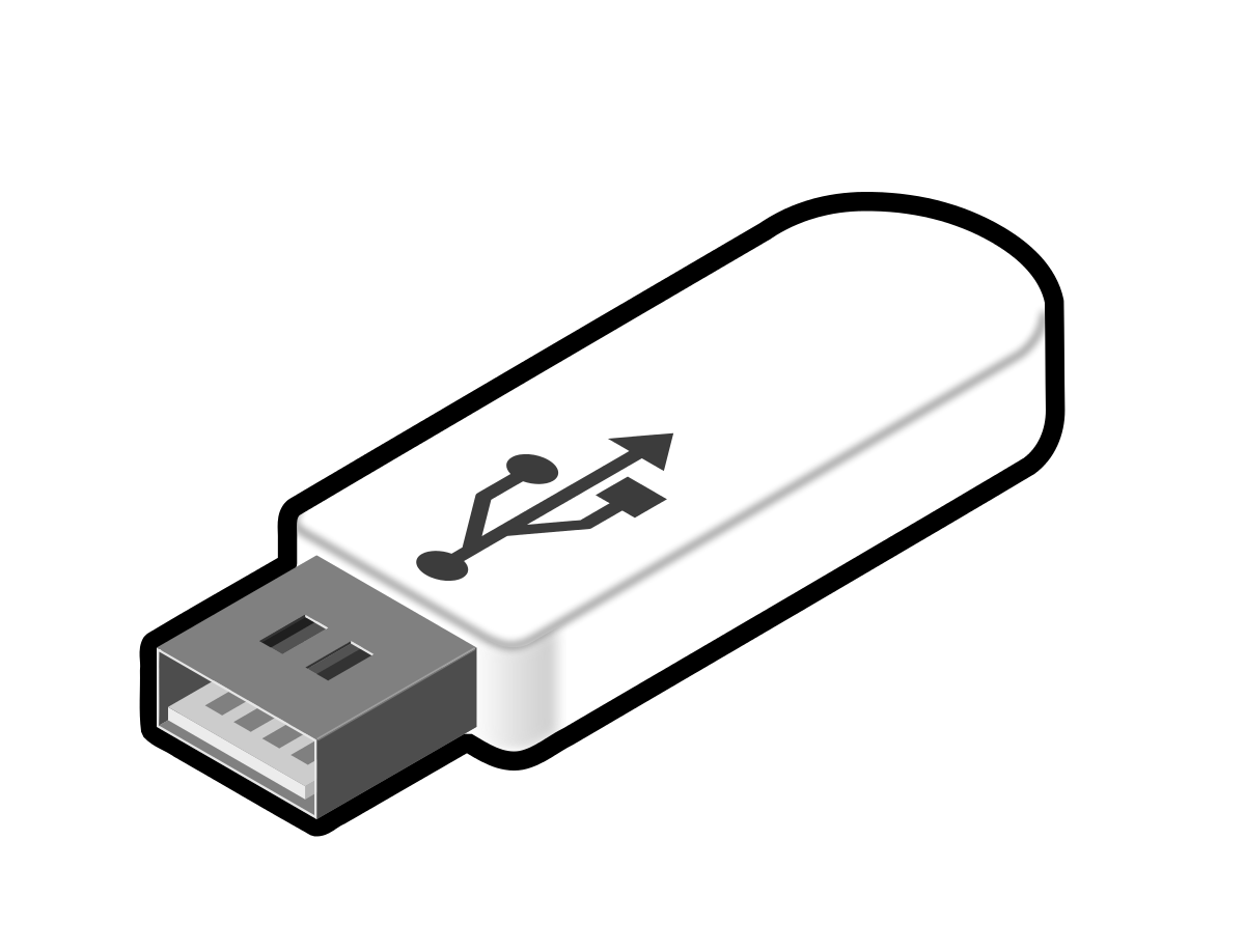 USB Flash Drive Background PNG Image