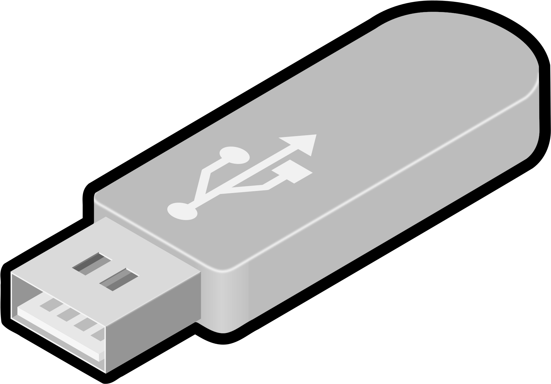 USB Flash Drive Transparent Images