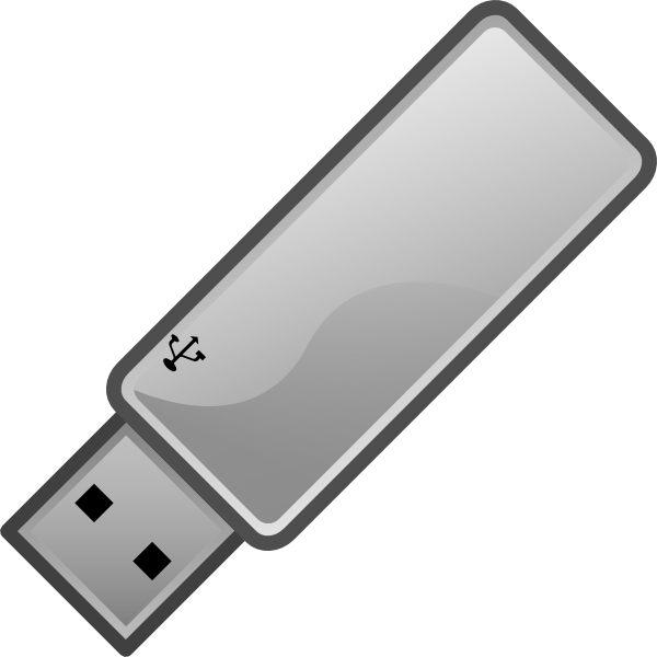 USB Pen Drive Transparent Background