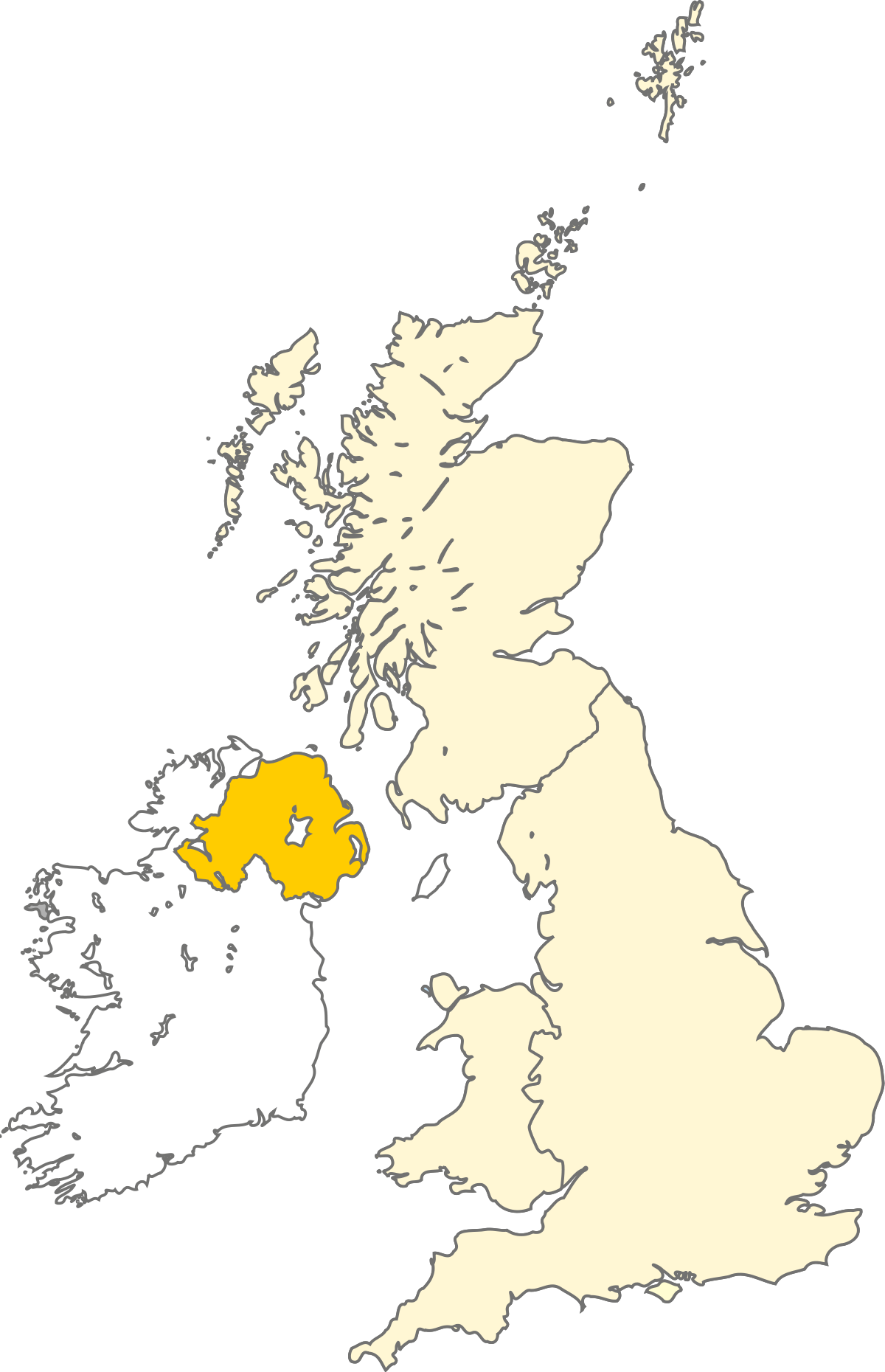 United Kingdom UK Map PNG HD Quality