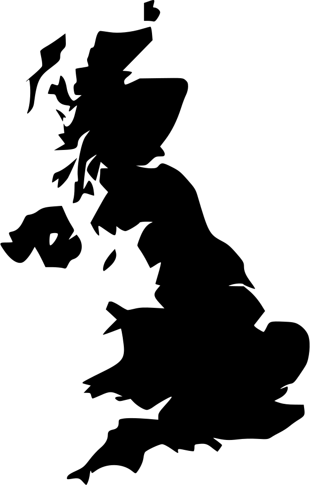 United Kingdom UK Map Transparent Free PNG