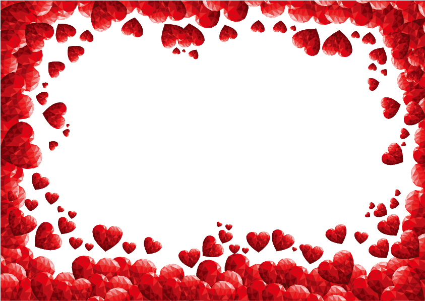 Valentines Day Border Transparent Free PNG