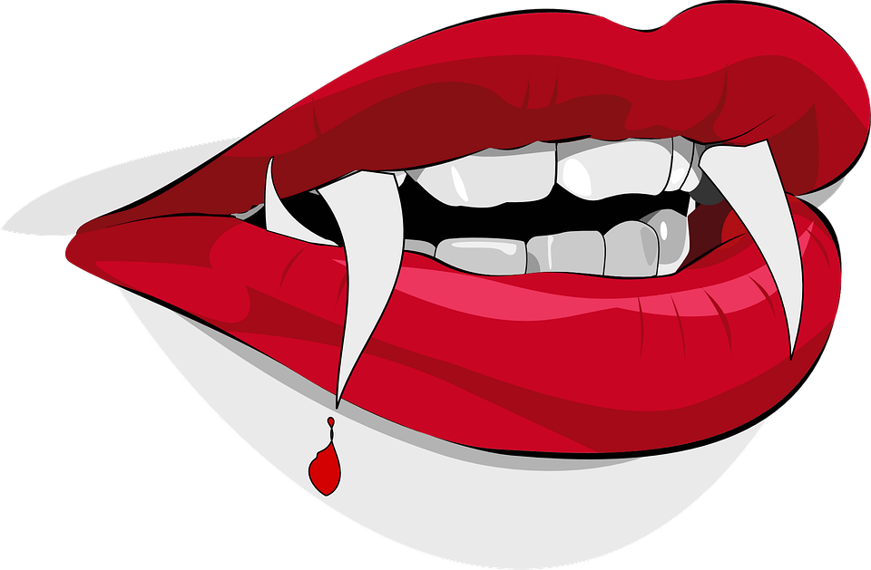 Vampire Teeth PNG Clipart Background