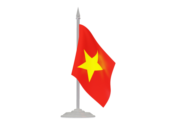 Vietnam Flag Waving PNG HD Quality