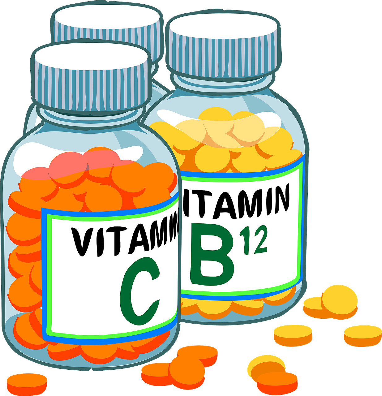 Vitamin Pills PNG HD Quality