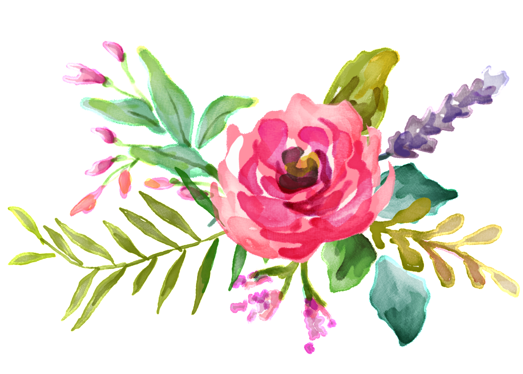 Water Color Flower Free PNG