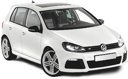 White Volkswagen Car PNG Images HD