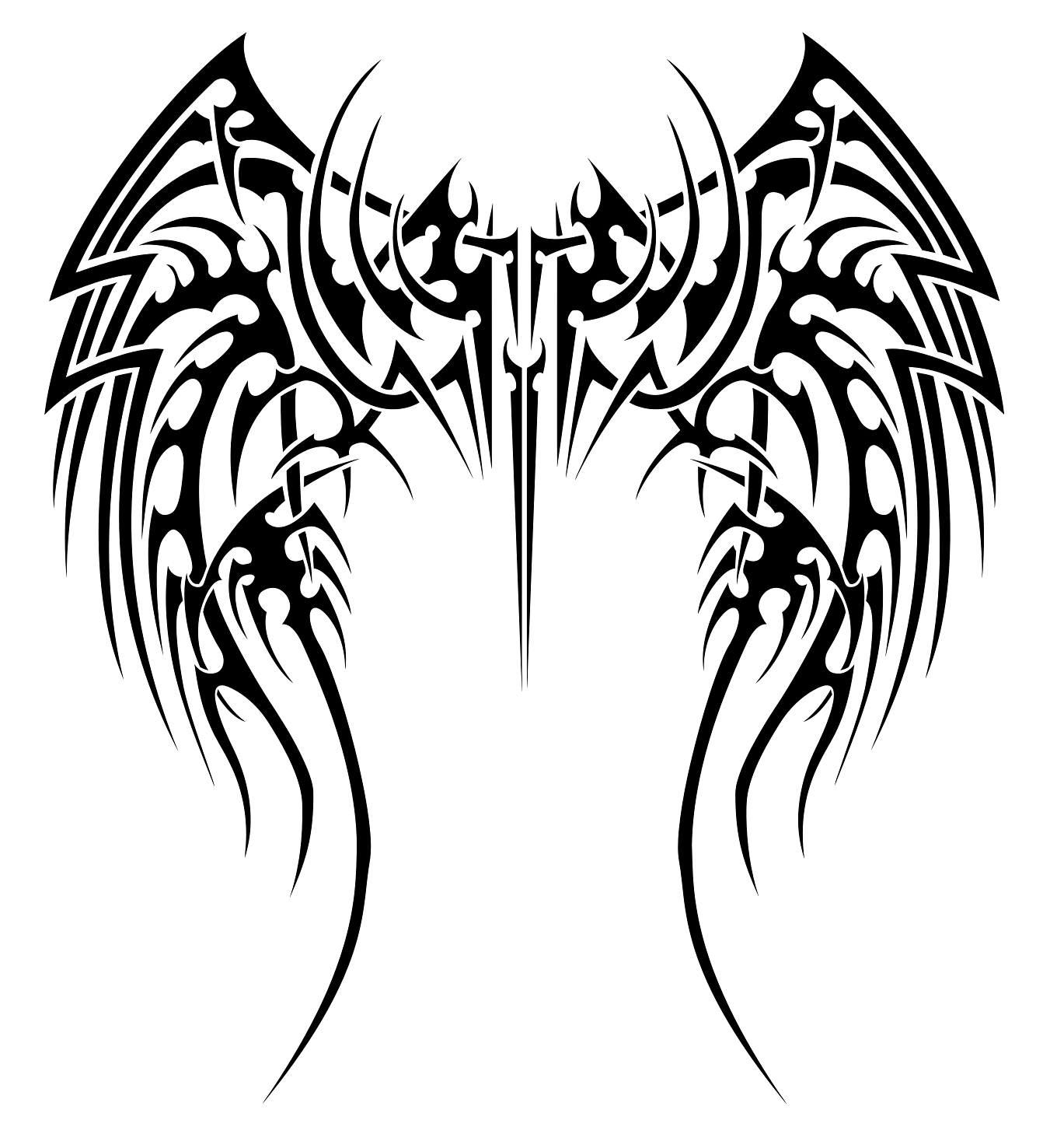 Wings Tattoo PNG Free File Download