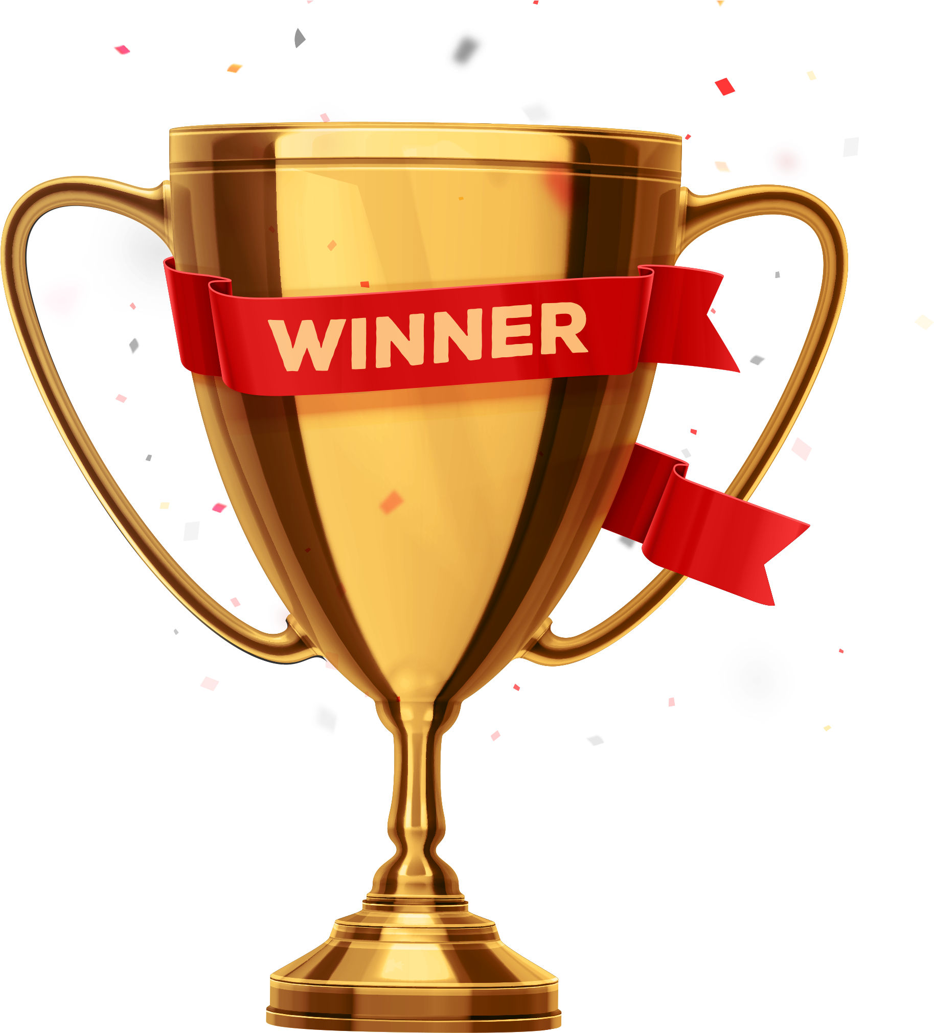 Winning Trophy PNG Clipart Background