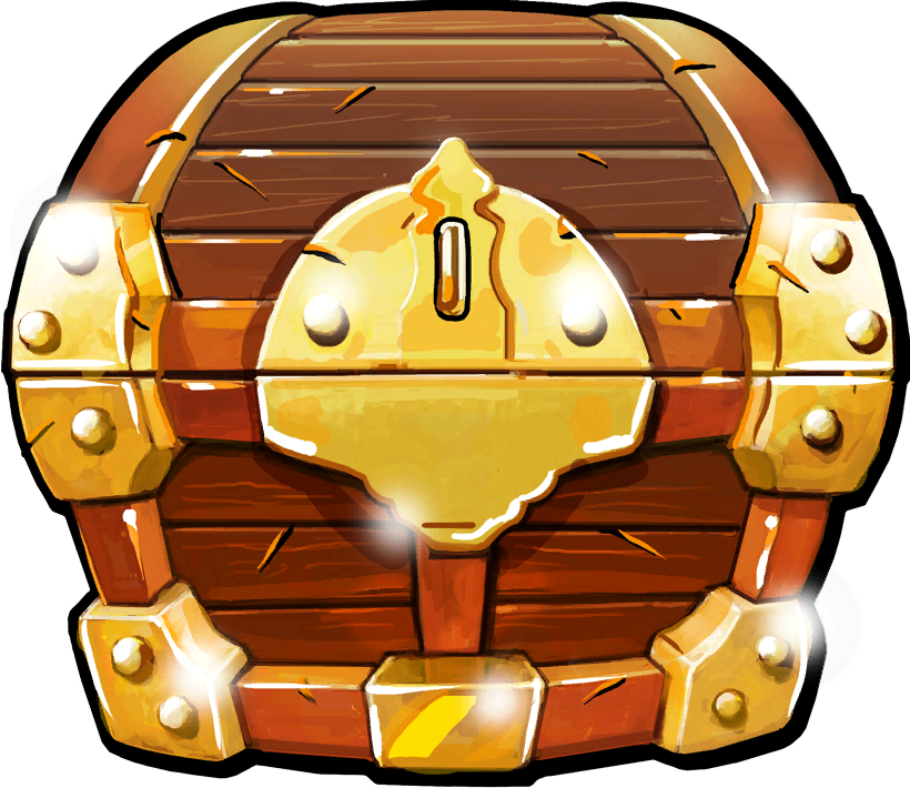 Wooden Treasure Chest PNG Free File Download