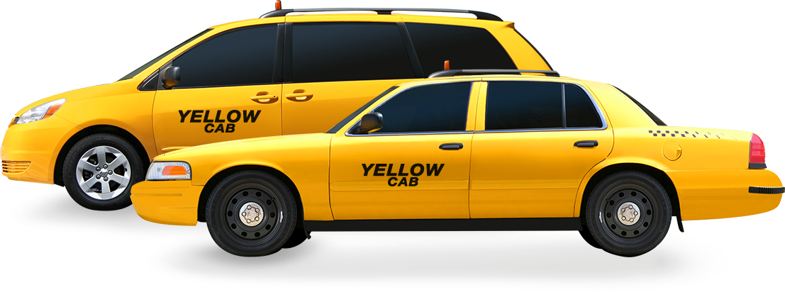 Yellow Taxi Cab Download Free PNG