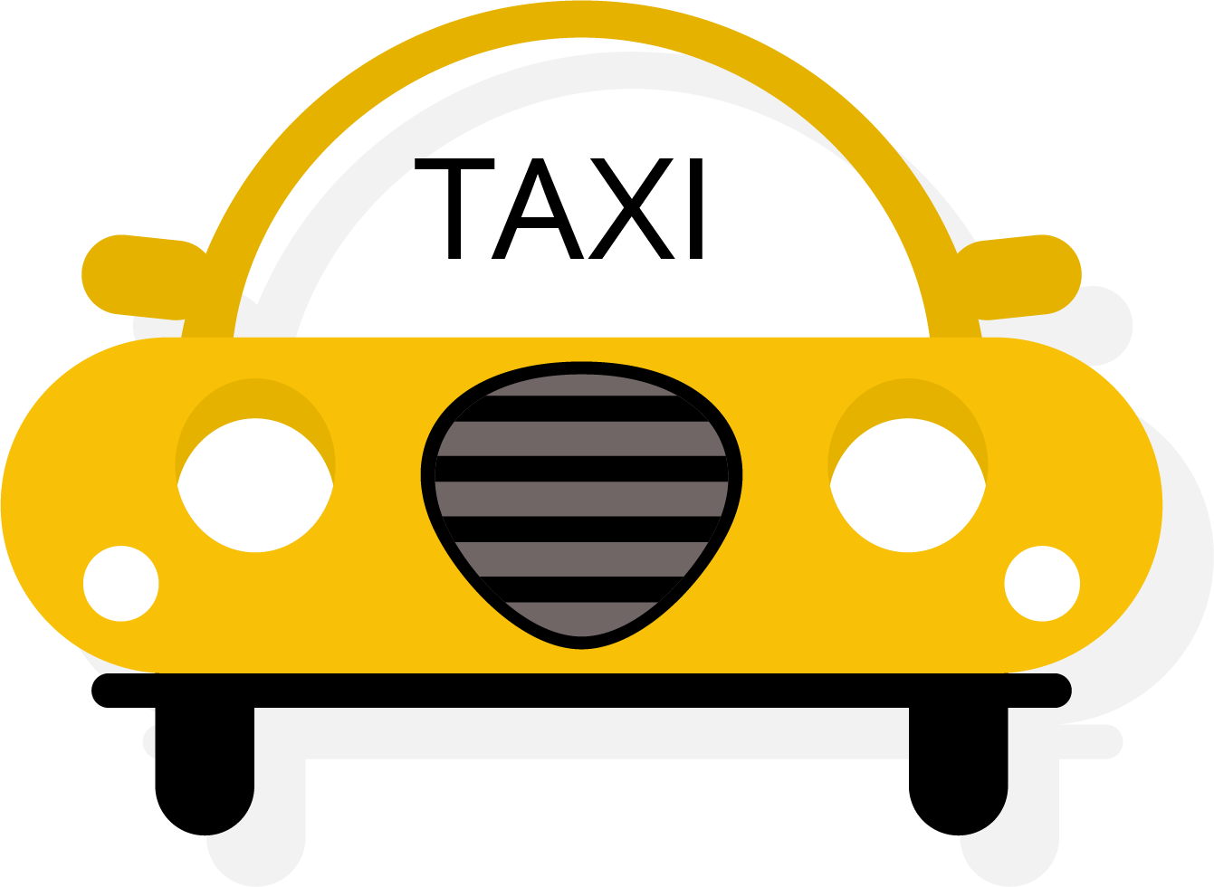 Yellow Taxi Cab PNG HD Quality