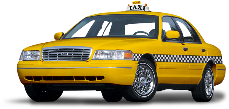 Yellow Taxi Cab Transparent File