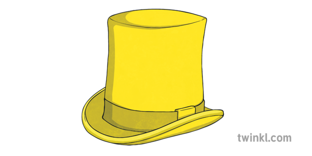 Yellow Top Hat PNG HD Quality