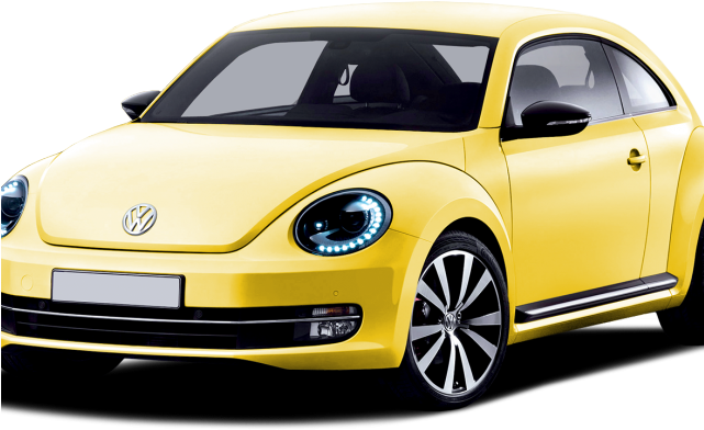 Yellow Volkswagen Car PNG Clipart Background