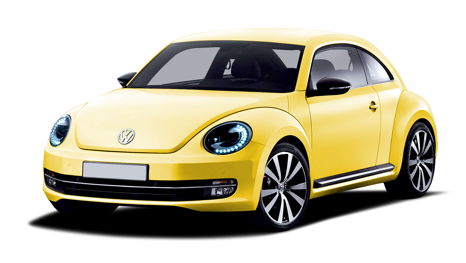 Yellow Volkswagen Car PNG HD Quality
