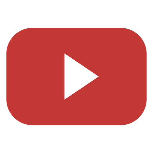 Youtube Fond transparent logo rouge