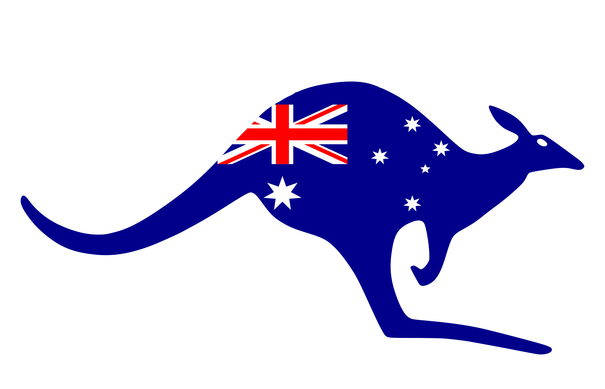Australia Kangaroo Transparent Free PNG
